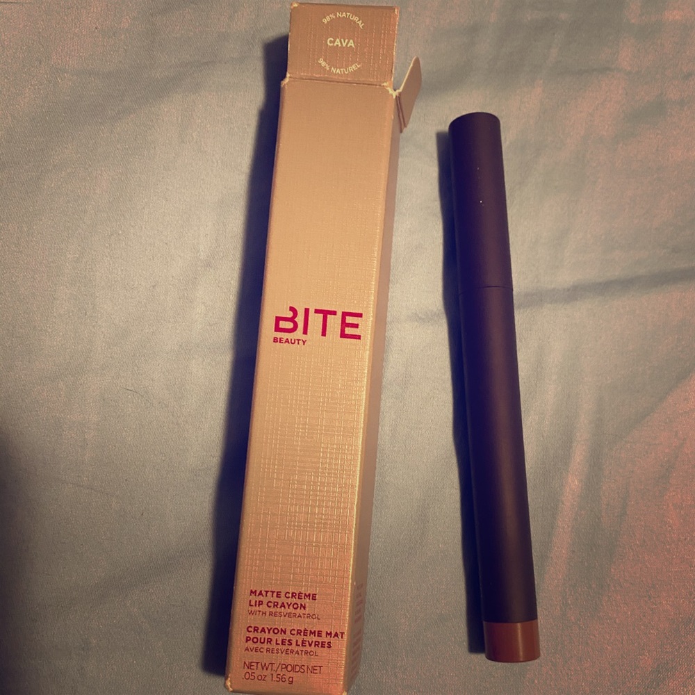 Bite Beauty matte crême lip crayon in shade CAVA